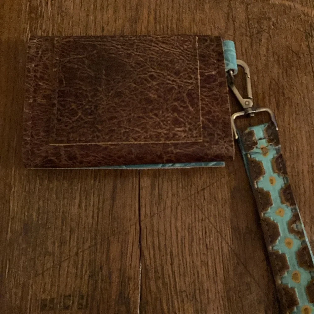 Merrick’s Custom Leather HOH/Leather Mini Wallet NWOT